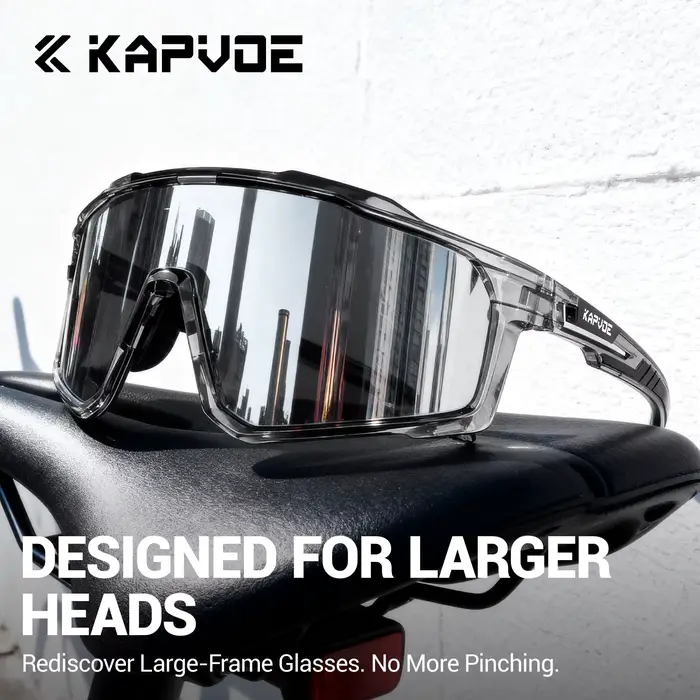 KAPVOE grande taille cyclisme lunettes de soleil lunettes en plein air UV400 sport vtt lunettes vélo