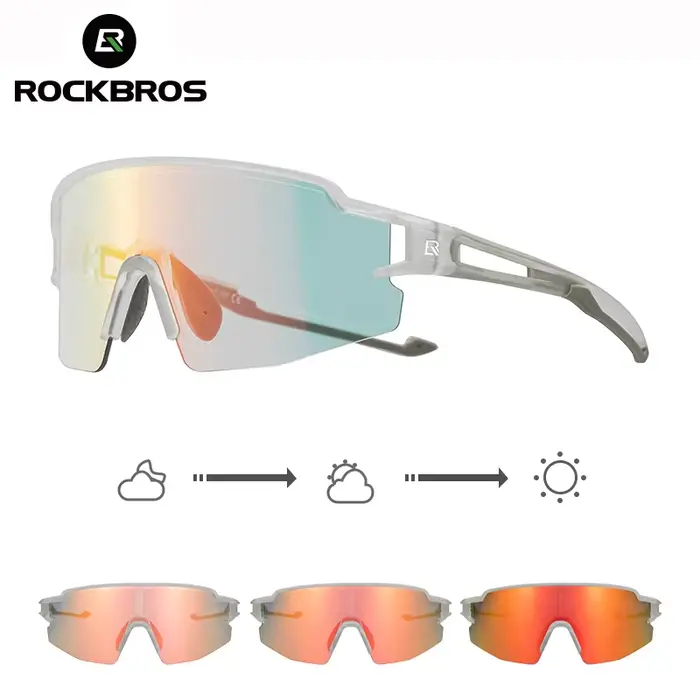 ROCKBROS lunettes de cyclisme photochromiques hommes femmes Sports de plein air randonnée