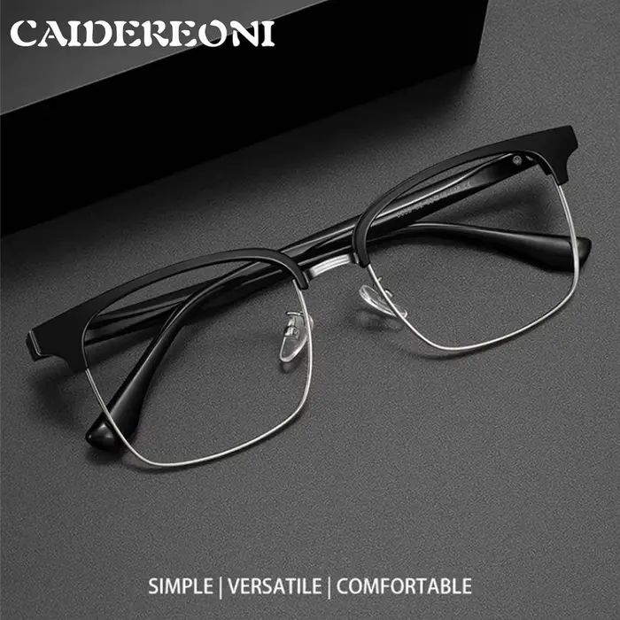 CAIDERONI – lunettes classiques à grande monture pour hommes et femmes