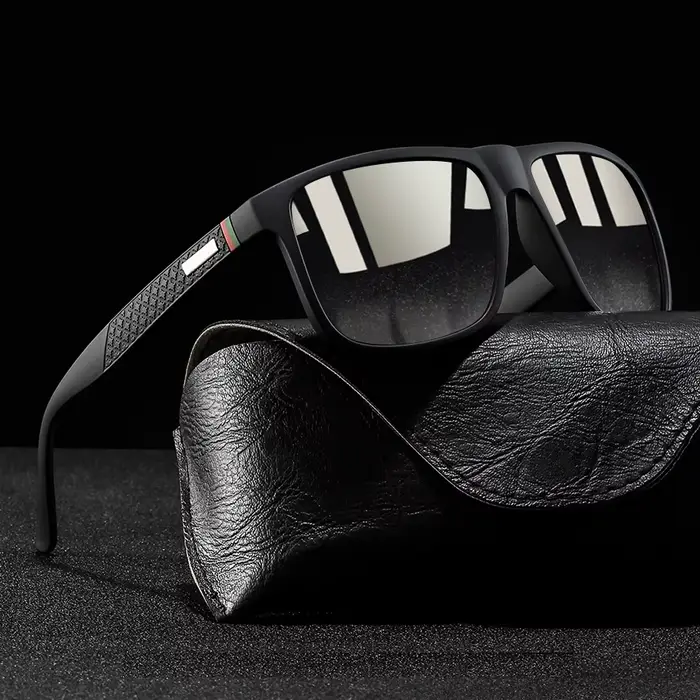 Lunettes de soleil carrées classiques tendance pour hommes et femmes