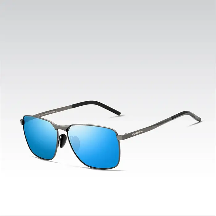VEITHDIA marque hommes Vintage sport lunettes de soleil polarisées UV400 lentille lunettes accessoir
