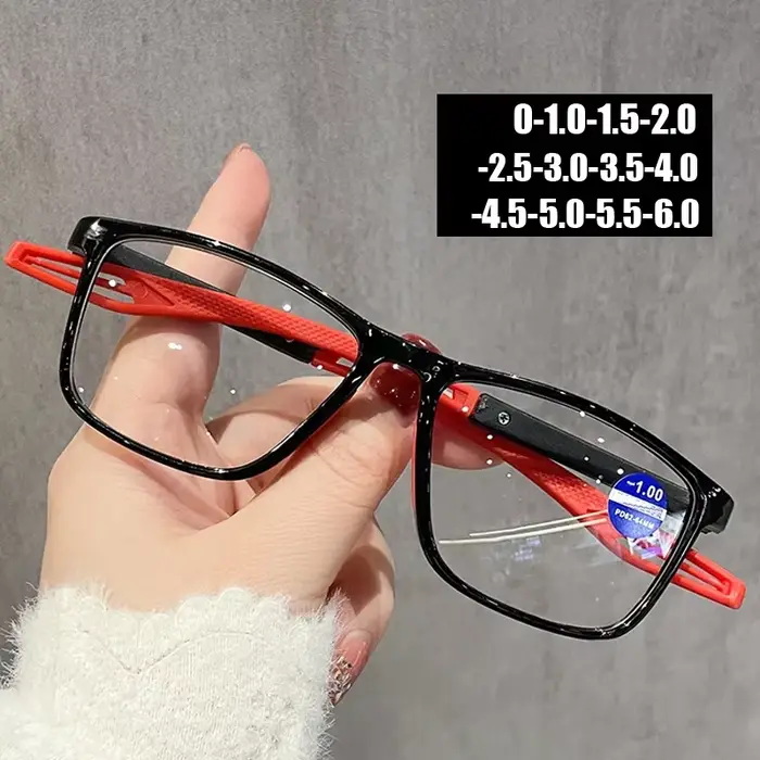 Vintage TR90 sport myopie lunettes Anti lumière bleue femmes hommes vue de près