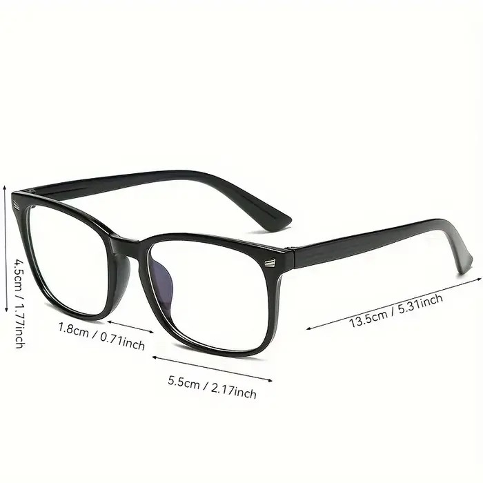 3 paires de lunettes à verres transparents à la mode de style Y2K adaptées à un usage quotidien pour hommes et femmes