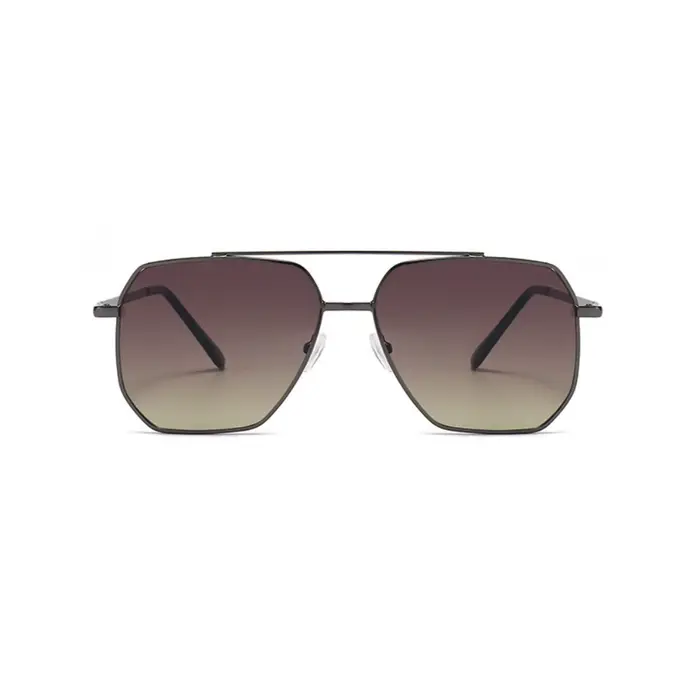 Lunettes de soleil multicolores à grande monture
