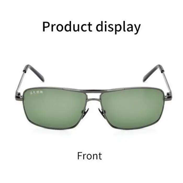 Lunettes de soleil à verres en verre trempé