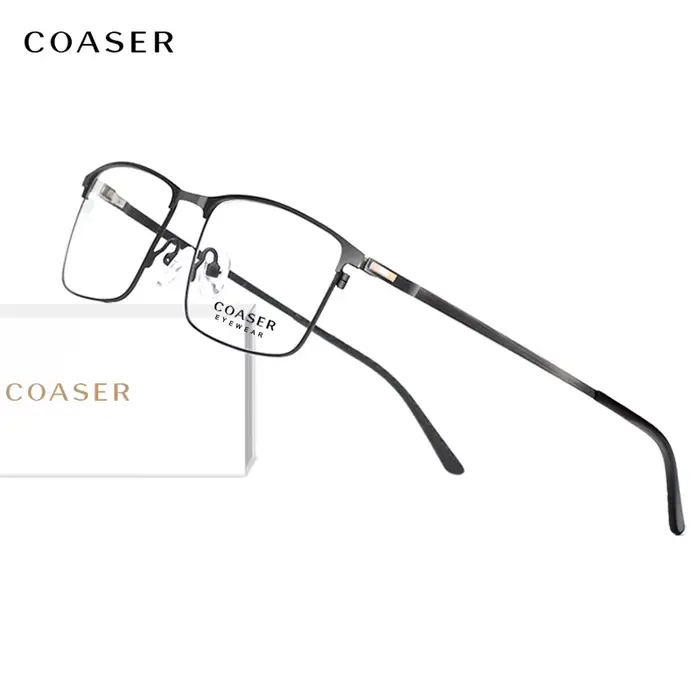 Lunettes carrées super briquet pour hommes