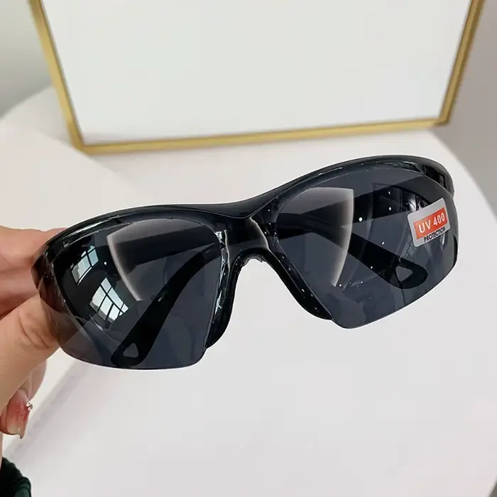 Lunettes de sécurité transparentes pour la protection des yeux, matériau PC simple, lunettes en verr
