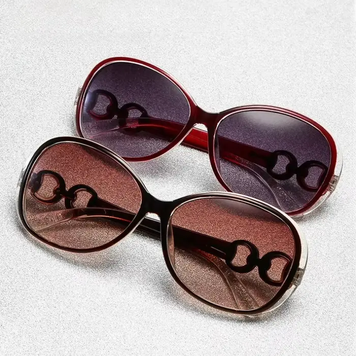 Lunettes de soleil de luxe pour femmes, Design de marque, étoile complète, miroir rétro carré pour d