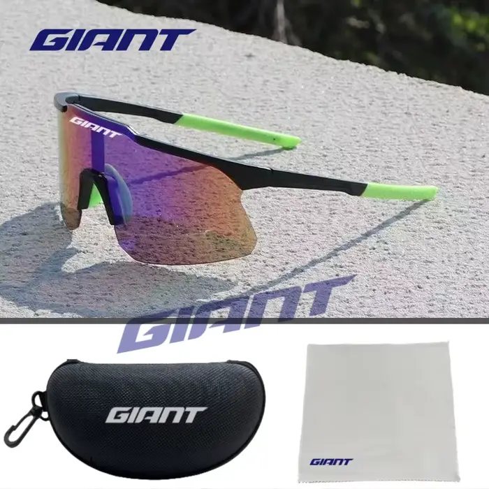 Lunettes de soleil géantes pour cyclisme, pour hommes et femmes, pour VTT et vélo de route, verres d