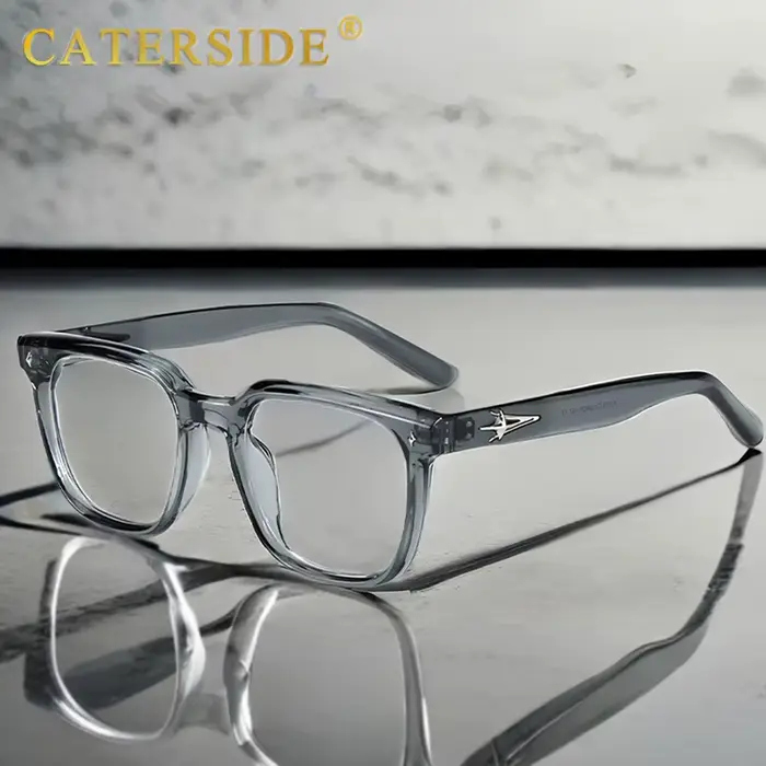 CATERSIDE lunettes à lumière plate hommes marque Design TR90 montures carrées lunettes femmes affair