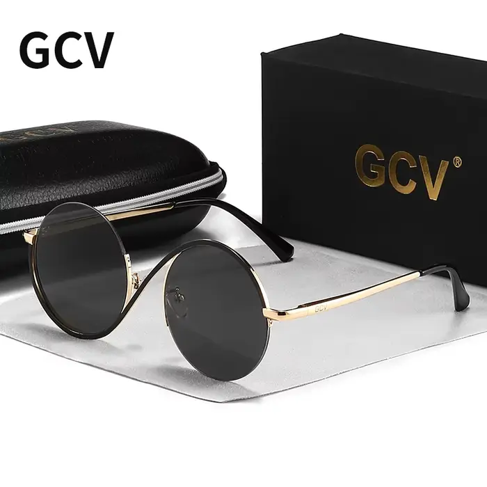 GCV marque offre spéciale avant-gardiste personnalité femmes femme magnifique lunettes de soleil cad