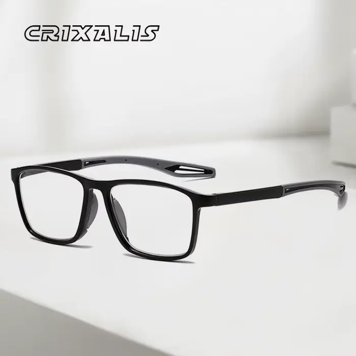 CRIXALIS mode lunettes de lecture carrées pour hommes et femmes TR90 cadre