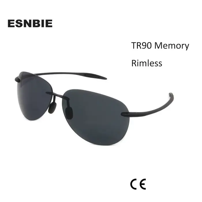 ESNBIE – lunettes de soleil réfléchissantes en Nylon pour homme et femme