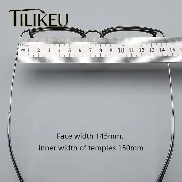 Monture de lunettes en titane ultralégère fabriquée à la main au Japon