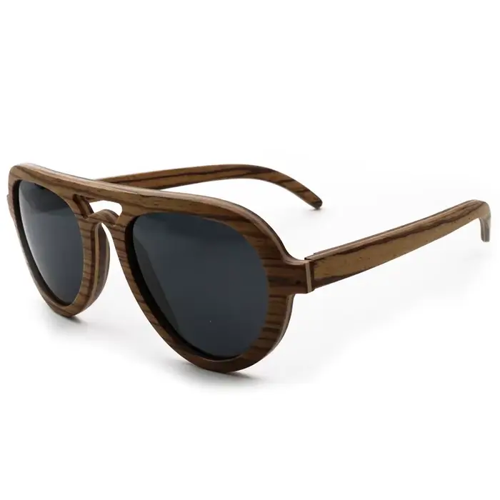 Lunettes de soleil rétro Vintage en bois pour hommes et femmes, marque de styliste, haute qualité, U