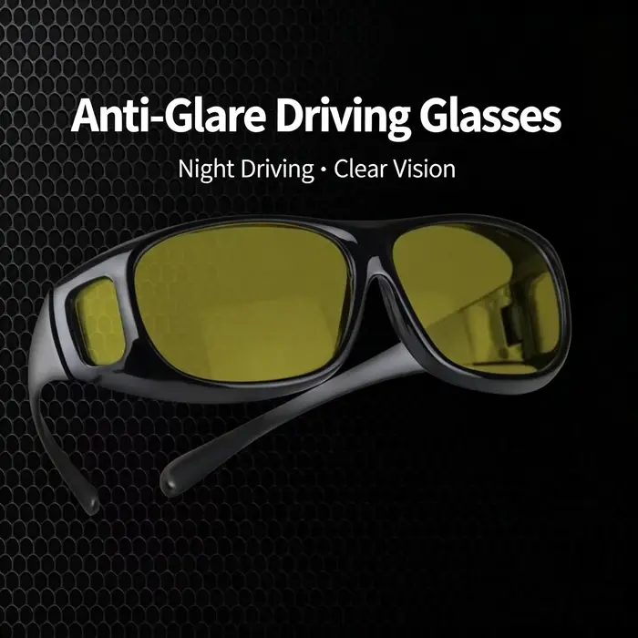 Lunettes de vision nocturne unisexes à monture carrée