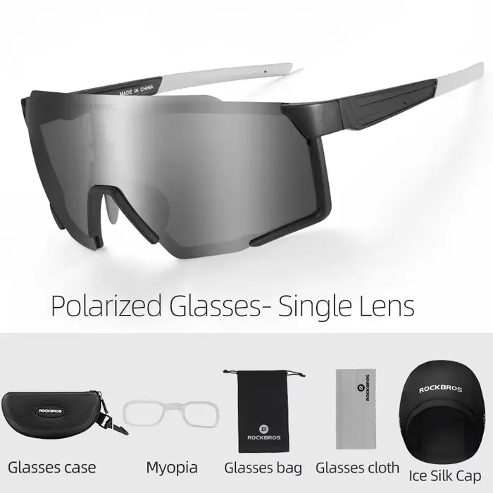ROCKBROS lunettes de cyclisme verres polarisés/photochromiques lunettes de soleil de vélo hommes fem