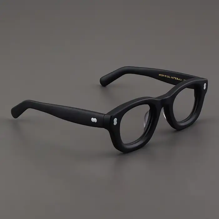 2025 lunettes cadre hommes haute qualité épais acétate carré marque à la main femmes Prescription lu