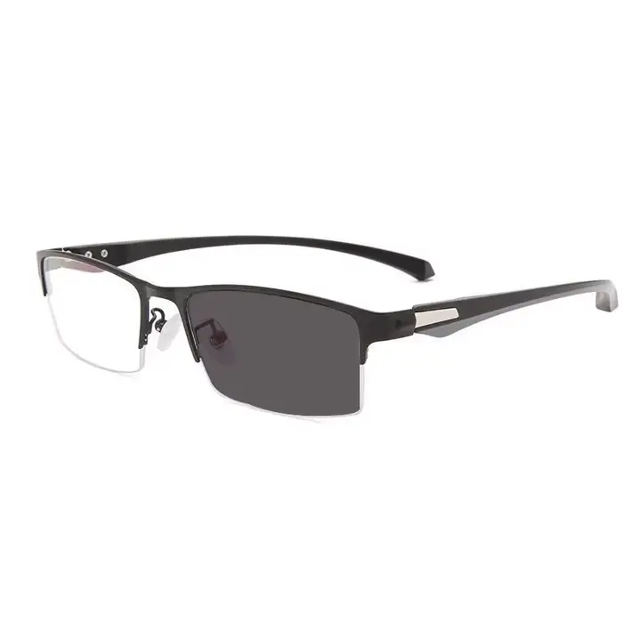Lunettes de lecture multifocales photochromiques pour hommes et femmes, anti-lumière bleue, monture 