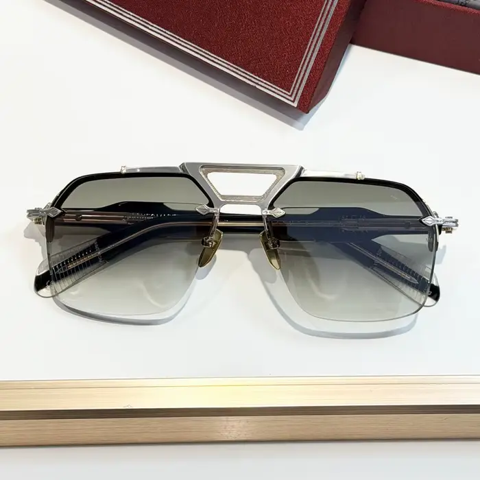 SILVERTON 2026 Lunettes de soleil carrées en titane UV400