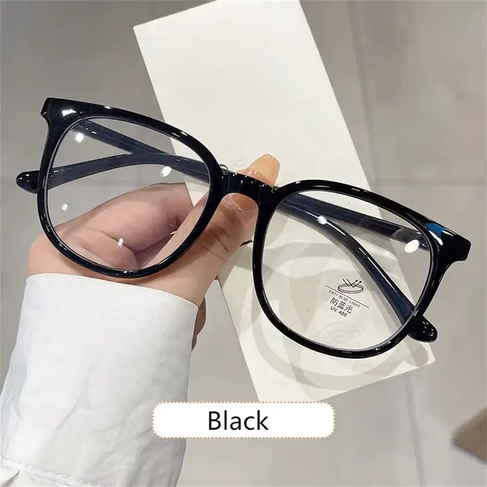 Nouvelles lunettes de mode pour femmes rétro lunettes transparentes Anti lumière bleue monture de lu