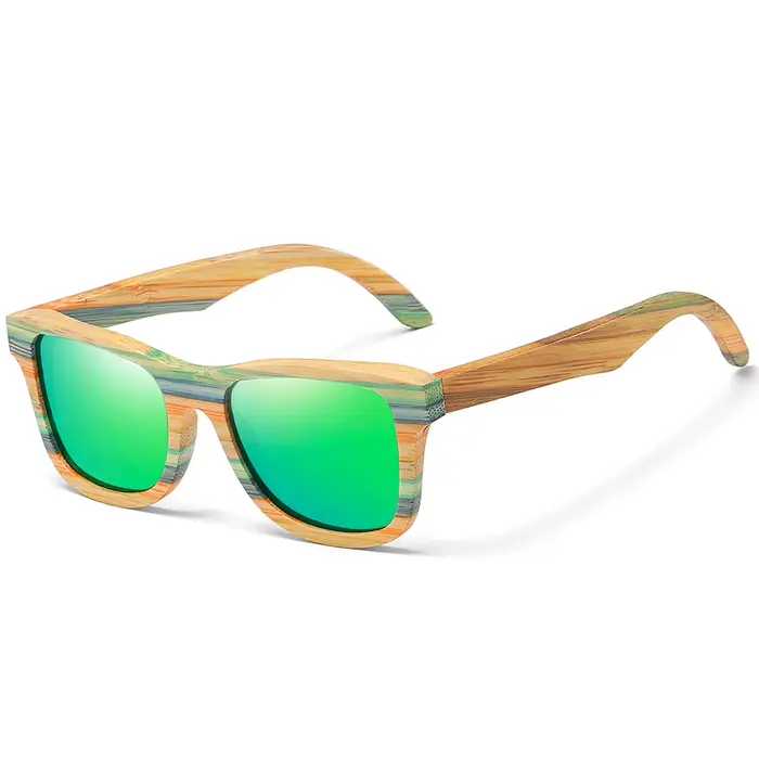 GM Skateboard bois bambou lunettes de soleil polarisées pour femmes hommes nouvelle marque concepteu
