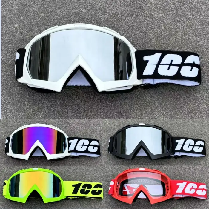 100 lunettes de moto lunettes de cyclisme en plein air tout-terrain Ski Sport MX ATV Dirt Bike lunettes de course lunettes de Motocross vélo Google