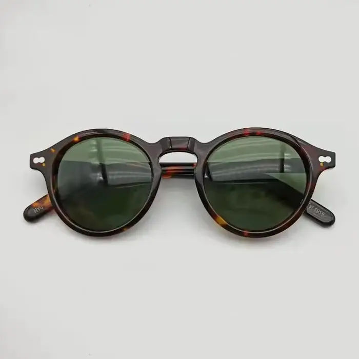 Lunettes de soleil polarisées hommes rétro lunettes de soleil rondes femmes Johnny Depp Miltzen marq
