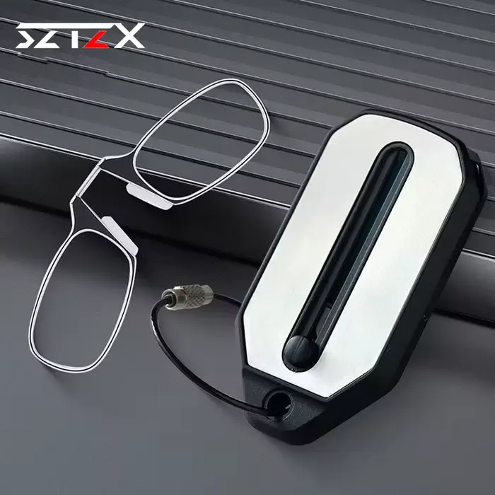 Lunettes de lecture à clipser pour le nez, pliables, ultralégères, porte-clés, pour hommes et femmes
