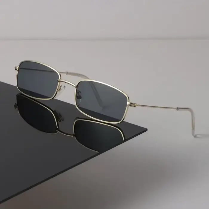 Lunettes de soleil carrées vintage élégantes pour femmes et hommes