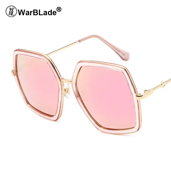 WarBLade – lunettes de soleil miroir Vintage pour femmes