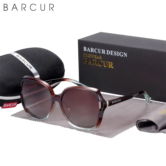 Lunettes de soleil TR90 polarisées UV400 pour femme