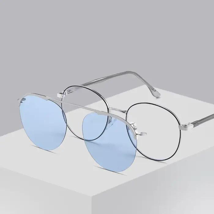 COHK marque de mode Design hommes femmes aimant lunettes de soleil polarisées Clip