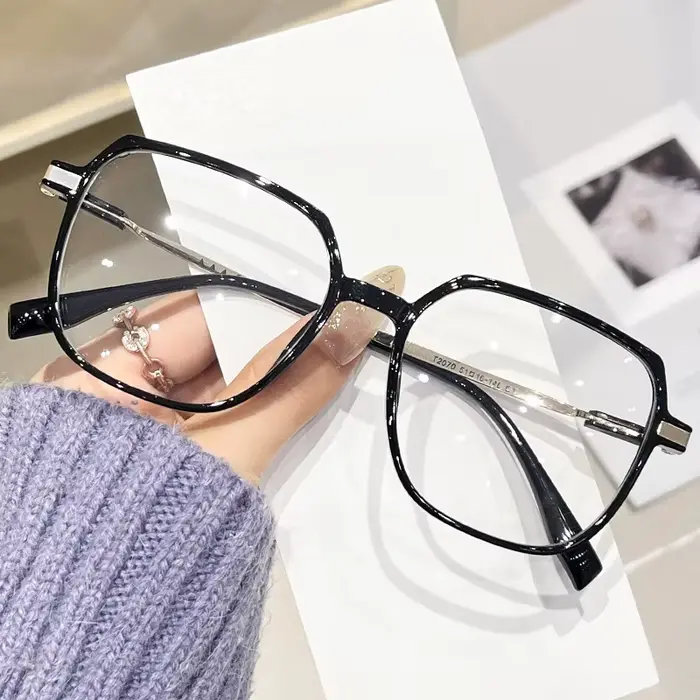 Lunettes de myopie à grande monture pour hommes et femmes
