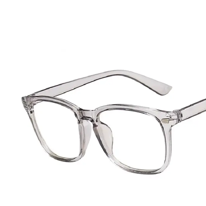 Bleu Lumière Blocage Lunettes De Mode Carré Faux Eyelasses Anti Uv Ray Ordinateur De Jeu Pour Les Femmes Et Les Hommes