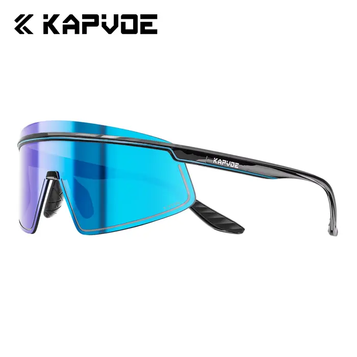 Kapvoe nouveaux hommes or photochromique cyclisme lunettes de soleil UV400 lunettes extérieures spor