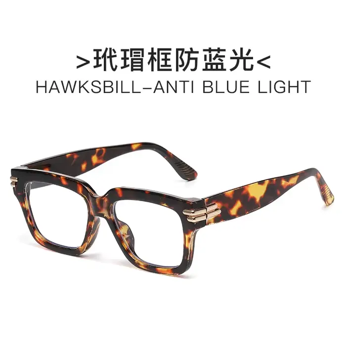 Lunettes de Prescription pour femmes et hommes, monture épaisse, Anti-lumière bleue, pour ordinateur