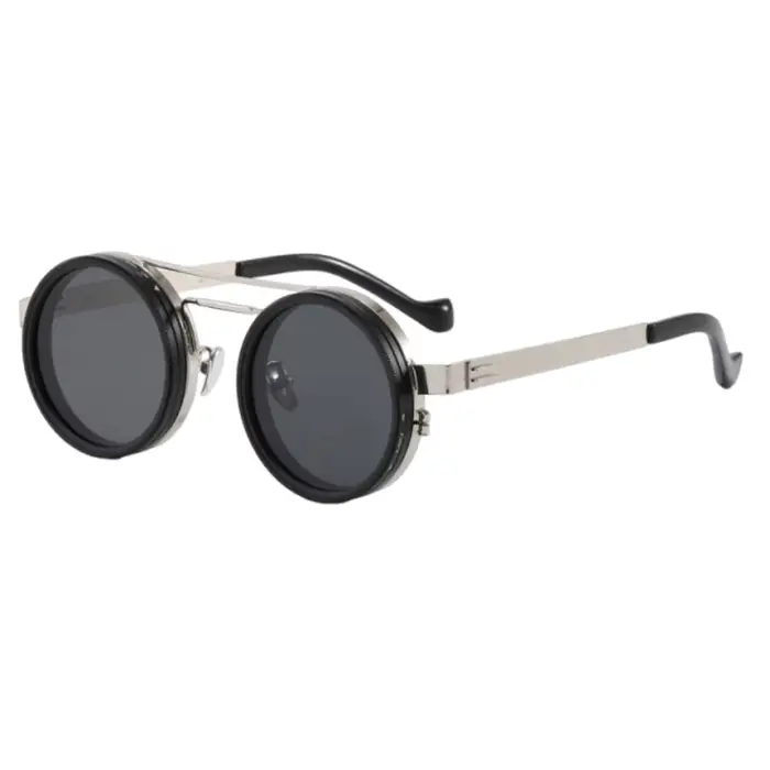 Lunettes de soleil anti-UV Fashion ND9 à gradation 9 niveaux, style rétro, ajustables, confortables,