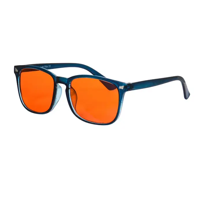 Lunettes bloquant la longueur d'onde bleue et verte, lunettes bloquant la lumière disruptive pour un