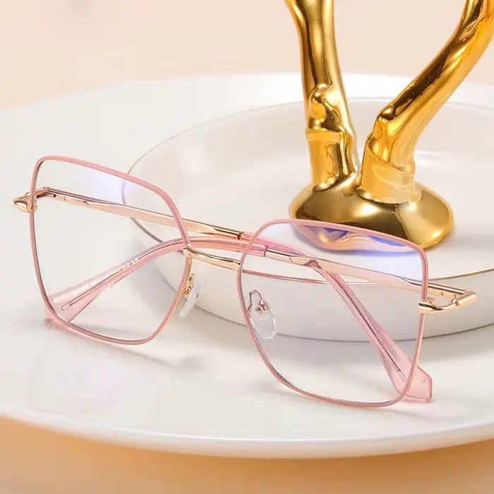 Lunettes de lecture carrées respirantes pour femmes, lunettes anti-lumière bleue, lunettes de presby