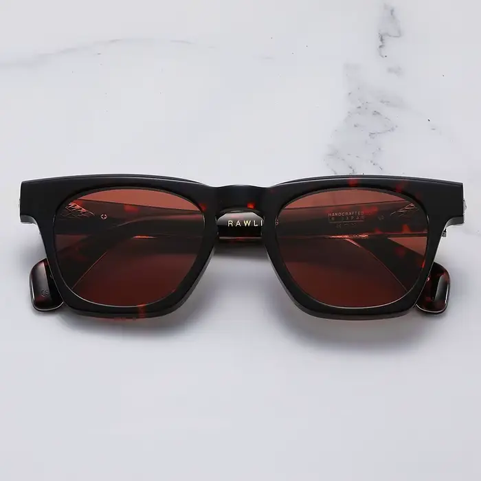 Lunettes de soleil JMM Rawlins rectangulaires en acétate