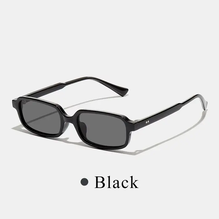 Lunettes de soleil carrées de petite taille pour femmes Ruiao, style rétro, protection UV400, lunett