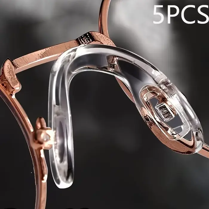 Ensemble de 5 coussinets de nez confortables pour lunettes - Conception airbag pour soulager la pres