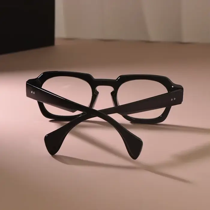 Lunettes carrées vintage pour hommes et femmes
