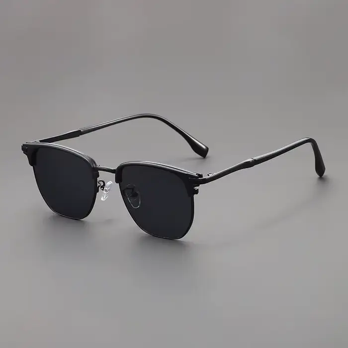 Lunettes de soleil carrées de luxe pour hommes et femmes