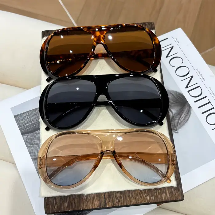 Lunettes de soleil à la mode pour hommes et femmes, style rétro européen et américain, tendance, pol