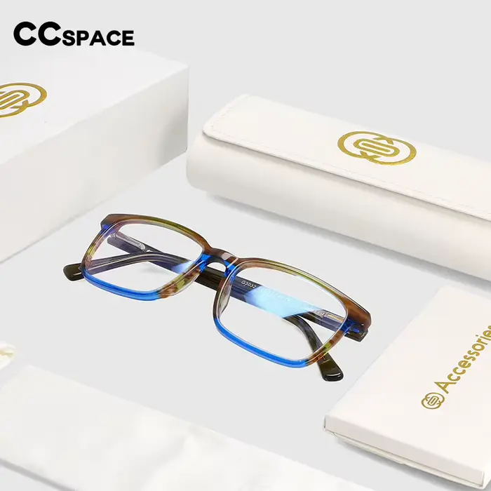 Lunettes rétro en acétate pour homme et femme