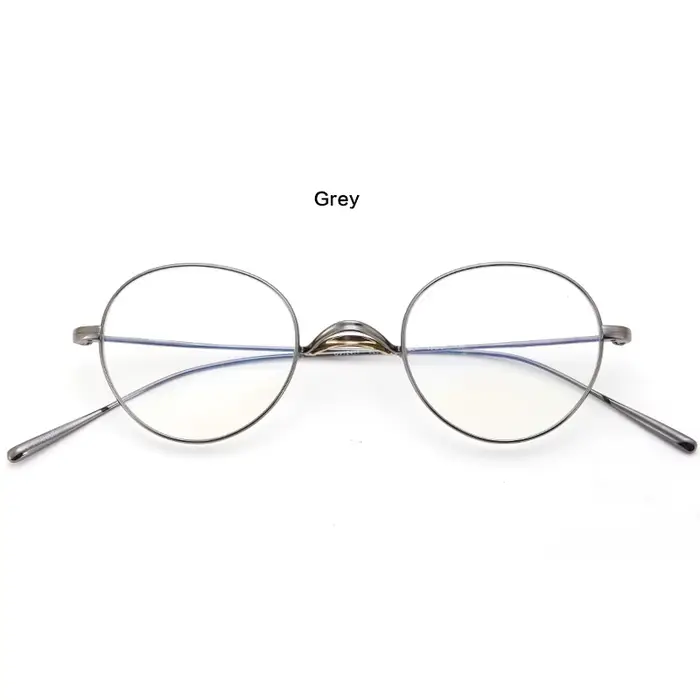 Lunettes en titane pur pour hommes et femmes, monture rétro japonaise ovale presbytie Prescription m