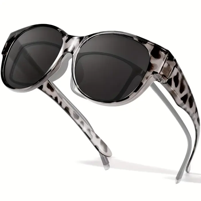Lunettes de soleil polarisées adaptées aux lunettes, aux lunettes de soleil pour les femmes pour sor