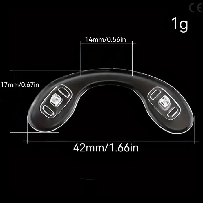 Coussinets de nez en silicone ultra-doux pour lunettes